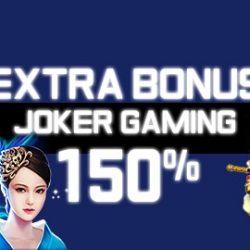 Agen Judi Slot Online - Extra Bonus Joker Gaming 150%